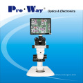 Microscopio estéreo profesional del zumbido de la pantalla de Digitaces del vídeo (ZTX-PW6745LCD)